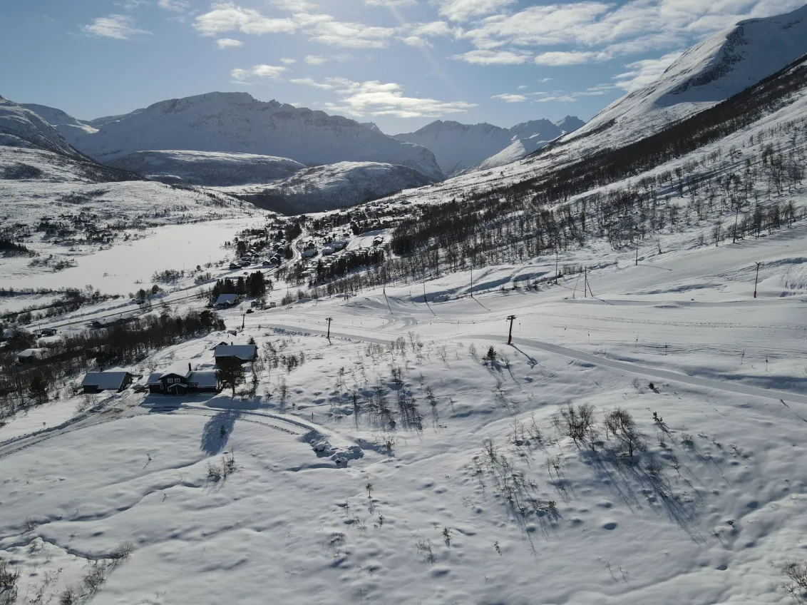 Fjellsætra Alpin Lodge: Flott hytte med god beliggenhet, panoramautsikt og ski-in/ski-out!